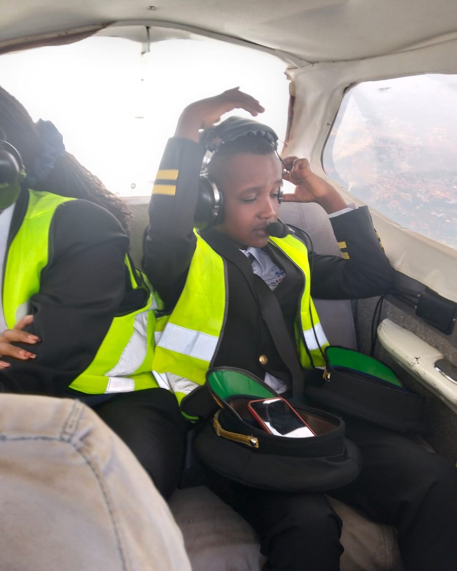 Young aviators with Nextgen Mentorship Hub
